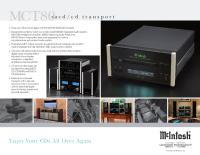 McIntosh MCT-80 - Brochure 